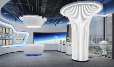 现代科技展厅3D模型下载